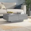 Image de Table Basse Sonoma Gris 90x60x31 Cm Bois D'ingénierie Vidaxl