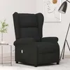 Image de Fauteuil Inclinable Électrique À Oreilles Noir Tissu Vidaxl