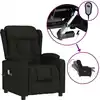 Image de Fauteuil Électrique De Massage Noir Tissu Vidaxl