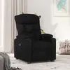 Image de Fauteuil Inclinable Électrique Noir Tissu Vidaxl