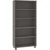 Image de Buffet Hamar Bois Massif De Pin Gris Clair Vidaxl
