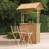 Image de 341741 vidaXL Mobilier de bar 3 pcs Bambou
