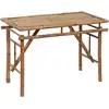Image de Table De Jardin Pliable 115x50x75 Cm Bambou Vidaxl
