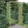 Image de Arche pour rosiers - vidaXL - Bambou - 118x40x187 cm - Couleur marron - Résistant aux intempéries
