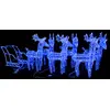 Image de Décoration De Noël Rennes Et Traîneau 320 Led Acrylique Vidaxl