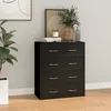 Image de vidaXL Buffet avec 4 Tiroirs Armoire Latérale Meuble de Rangement Organisateur de Maison Salon Salle de Séjour Intérieur 342577