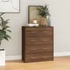 Image de vidaXL Buffet avec 4 tiroirs 60x30 5x71 cm Chêne marron 342582