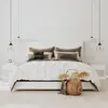 Image de Tables De Chevet 2 Pcs Avec Tiroir Blanc Brillant Vidaxl