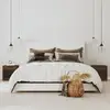 Image de Tables De Chevet 2 Pcs Avec Tiroir Chêne Fumé Vidaxl