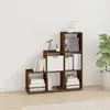 Image de Bibliothèque Escalier Chêne Fumé 107 Cm Bois D'ingénierie Vidaxl