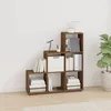 Image de Bibliothèque Escalier Chêne Marron 107 Cm Bois D'ingénierie Vidaxl