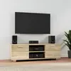 Image de Meuble Tv Chêne Sonoma 120x40,5x35 Cm Bois D'ingénierie Vidaxl