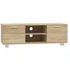 Image de Vidaxl meuble tv chêne sonoma 120x40,5x35 cm bois d'ingénierie
