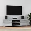 Image de Meuble Tv Sonoma Gris 140x40,5x35 Cm Bois D'ingénierie Vidaxl
