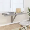 Image de Table murale pliable Sonoma gris 100x60x56 cm Bois d ingénierie