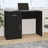 Image de Bureau Avec Tiroir Et Armoire Noir 100x40x73 Cm Bois Ingénierie Vidaxl