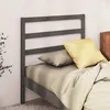 Image de Tête De Lit Gris 106x4x100 Cm Bois Massif De Pin Vidaxl