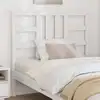 Image de Tête De Lit Blanc 106x4x100 Cm Bois Massif De Pin Vidaxl