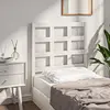 Image de Tête De Lit Blanc 80,5x4x100 Cm Bois Massif De Pin Vidaxl