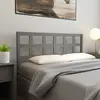 Image de Tête De Lit Gris 156x4x100 Cm Bois Massif De Pin Vidaxl