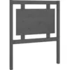 Image de Tête De Lit Gris 80,5x4x100 Cm Bois Massif De Pin Vidaxl