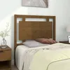 Image de Tête De Lit Marron Miel 95,5x4x100 Cm Bois Massif De Pin Vidaxl