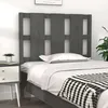 Image de Tête De Lit Gris 95,5x4x100 Cm Bois Massif De Pin Vidaxl