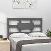 Image de Tête De Lit Gris 80,5x4x100 Cm Bois Massif De Pin Vidaxl
