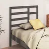 Image de Tête De Lit Gris 81x4x104 Cm Bois Massif De Pin Vidaxl