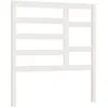 Image de Tête De Lit Blanc 106x4x104 Cm Bois Massif De Pin Vidaxl