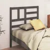 Image de Tête De Lit Gris 81x4x104 Cm Bois Massif De Pin Vidaxl