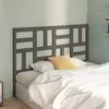 Image de Tête De Lit Gris 126x4x104 Cm Bois Massif De Pin Vidaxl