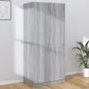 Image de vidaXL Garde-robe Sonoma gris 80x52x180 cm Bois dingénierie 815352
