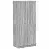 Image de Vidaxl garde-robe sonoma gris 90x52x200 cm bois d'ingénierie