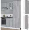 Image de vidaXL Armoire réfrigérée Lyon Gris Sonoma 60 x 57 x 207 cm Bois dingénierie 815601