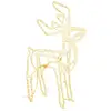 Image de Renne De Noël Blanc Chaud 76x42x87 Cm Vidaxl