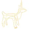 Image de Renne De Noël Blanc Chaud 60x30x60 Cm Vidaxl