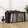 Image de Boîte De Rangement À Disques Vinyle Chêne Fumé 71x34x36 Cm Bois Vidaxl
