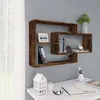 Image de Étagère Murale Chêne Fumé 104x20x58,5 Cm Bois D'ingénierie Vidaxl
