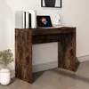 Image de vidaXL Bureau Chêne fumé 90x40x72 cm Bois dingénierie 815303