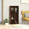 Image de Armoire À Livres Chêne Fumé 50x25x106 Cm Vidaxl