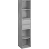 Image de Bibliothèque Sonoma Gris 36x30x171 Cm Bois D'ingénierie Vidaxl
