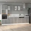 Image de Meuble Sous-évier "lyon" Gris Sonoma 80 X 46 X 81,5 Cm Bois D'ingénierie Vidaxl