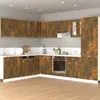 Image de Armoire Suspendue "lyon" Chêne Fumé 60 X 31 X 40 Cm Bois D'ingénierie Vidaxl