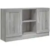 Image de Buffet Sonoma Gris 120x30,5x70 Cm Bois D'ingénierie Vidaxl
