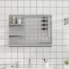 Image de vidaXL Miroir de bain Sonoma gris 60x105x45 cm Bois dingénierie 815661