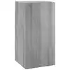 Image de Meubles Tv Sonoma Gris 30,5x30x60 Cm Bois D'ingénierie Vidaxl