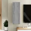 Image de Meubles Tv Sonoma Gris 30,5x30x90 Cm Bois D'ingénierie Vidaxl