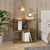 Image de vidaXL Table de chevet Chêne fumé 50x30x515 cm Bois dingénierie 815828