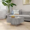 Image de vidaXL Table basse Sonoma gris 60x60x315 cm Bois dingénierie 815838